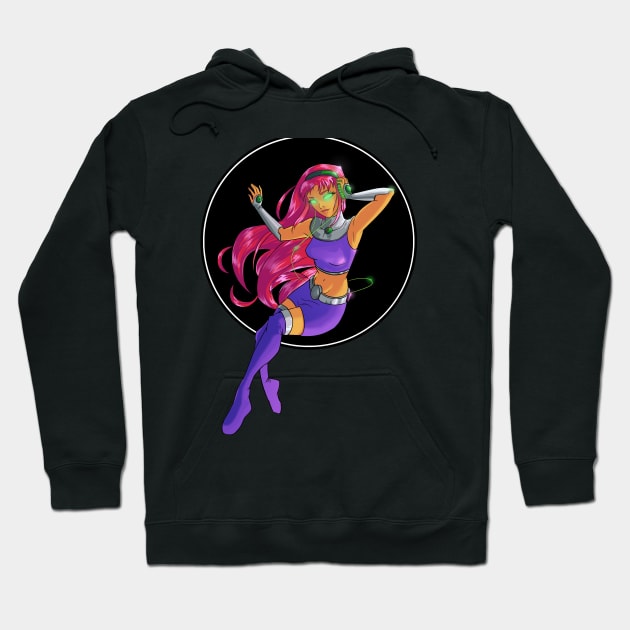 Starfire Hoodie by stuckinzclouds